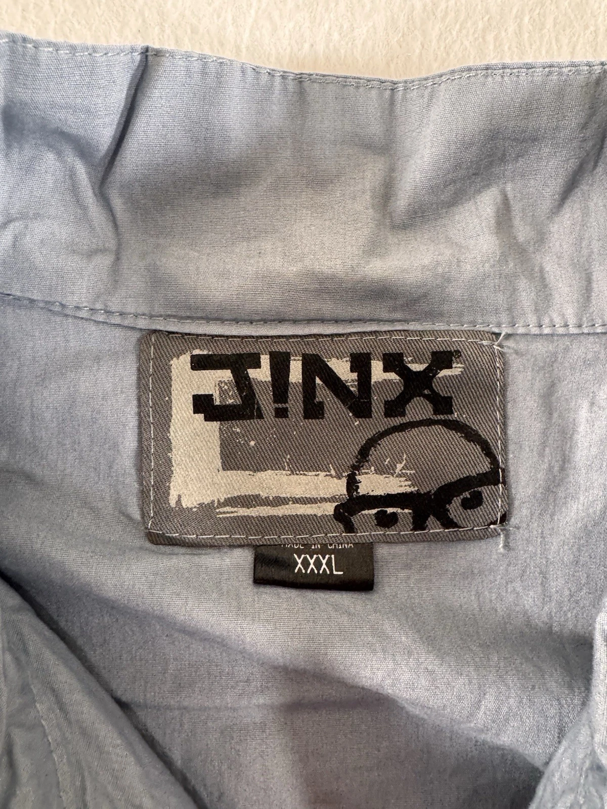 Jinx Mens Gamer Windbreaker Jacket Gray Orange Pixel Skull Logo XXXL 3XL image 4