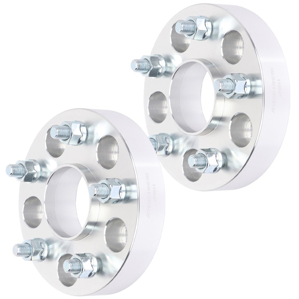2x 12x1.5 1.25" Hub Centric Wheel Spacers For Chevrolet Camaro 2010-2019 5x4.75