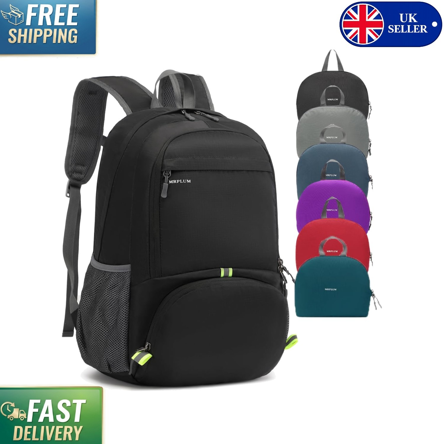 30L Unisex Packable Backpack - Ultralight, Waterproof Daypack for Adventures