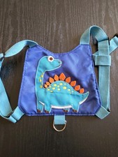 Toddler Dino Anti Lost Safety Harness No Leash Blue