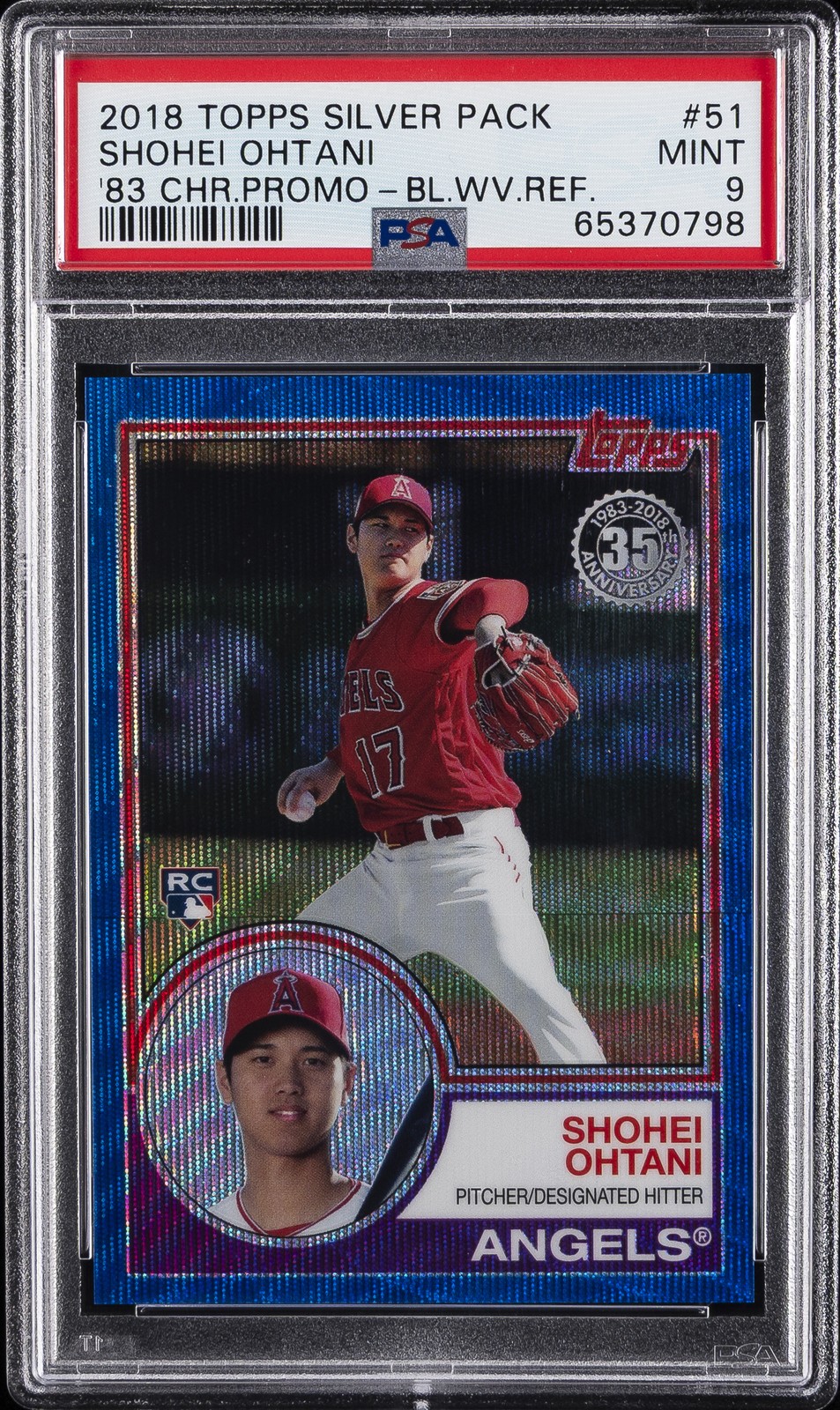 Shohei Ohtani 2018 Topps Silver Pack #51 1983 Chrome Promo Price