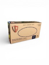 Disposable Nitrile Exam Gloves, 5 Mil Black, Powder-Free Heavy Duty Glove