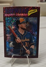 2026 Topps Heritage - Danny Jansen #347 Chrome Burgundy Sparkle Refractor