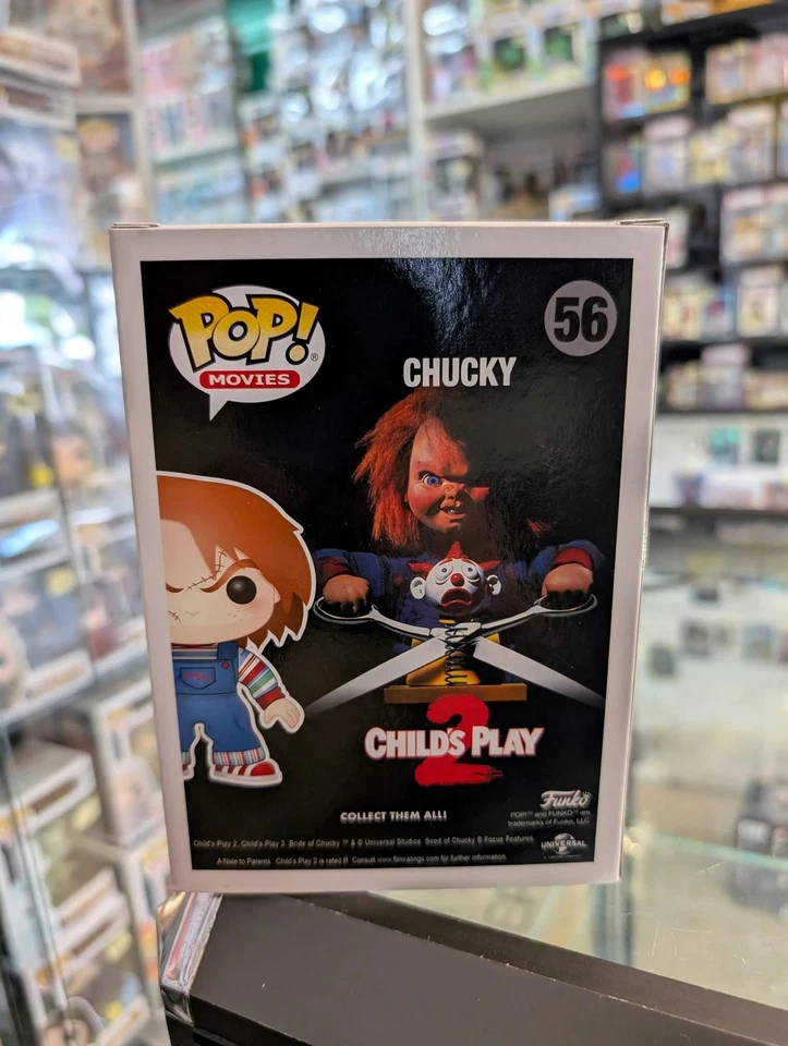 Chucky (variante sangrienta) 56 ~ Juego de niños 2 ~ Vinilo Funko Pop ~ Películas de terror Foto 3 de 4
