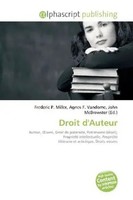 Frederic P. Miller (U. A.) | Droit D'auteur | Taschenbuch | FranzöSisch (2026)