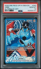 PSA 10 Jinbe Leader Alternate Art OP14-040 EN One Piece CCG