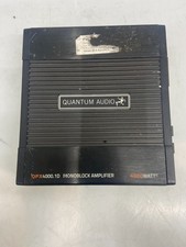 Quantum Audio QPX 4000.1D Monoblock Amplifier 4000 Watts Used  Car Audio