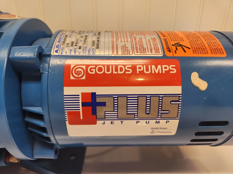 Bomba de chorro de pozo poco profundo Goulds J5SH, 115/230 voltios, 1/2 hp buen estado usada Foto 3 de 4