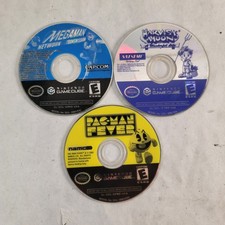 Pac-Man Fever MegaMan Network Paper Mario Nintendo GameCube Defective Discs Lot