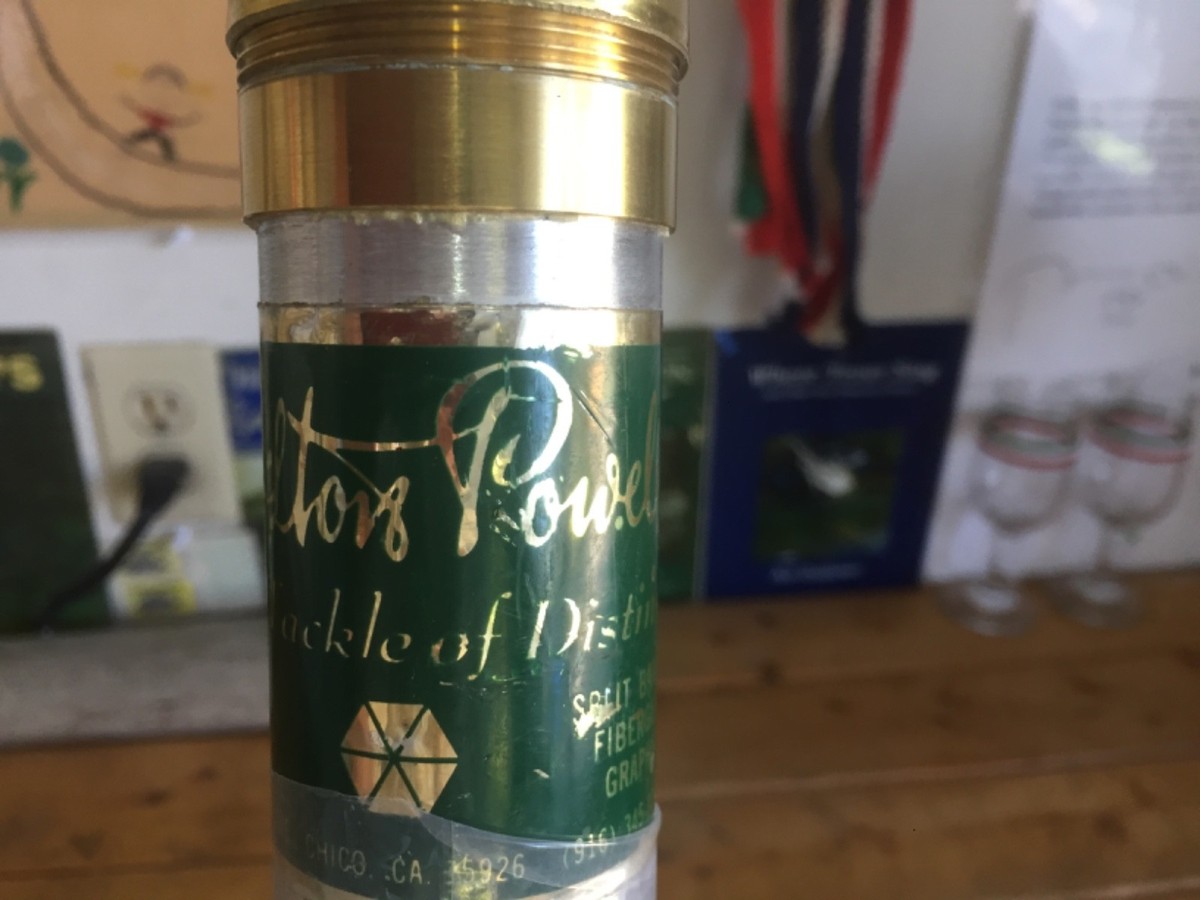 POWELL FLY ROD CHICO CA., WALTON POWELL 9'3