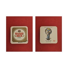 Haake Beck Bremer Ballon Kohlfahrt Brauerei Bierdeckel Bier