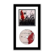 Three Days Grace Autographed Signed Framed CD Alienation ACOA