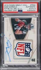2018 Panini Immaculate Collection Sam Darnold Rookie Premium Patch Autograph ...