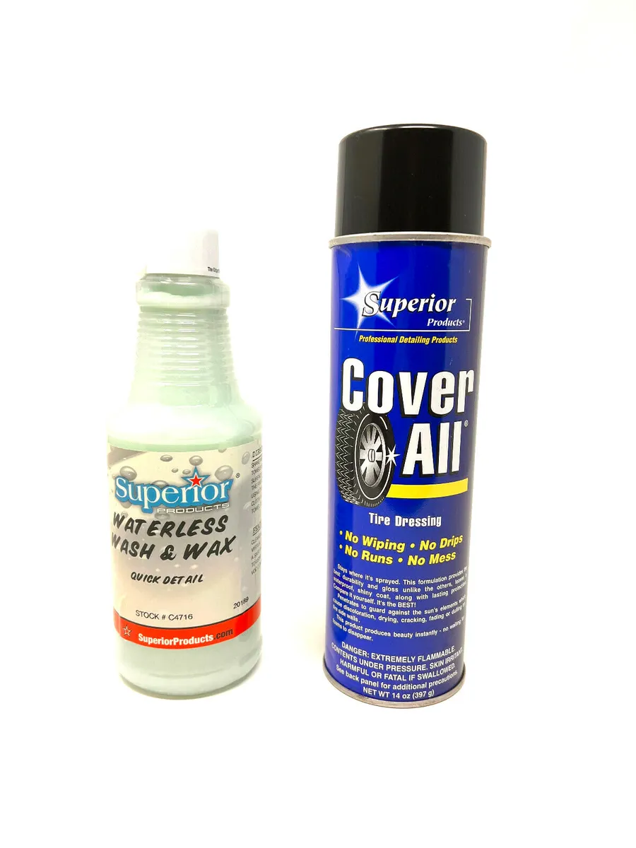 Cover All Professional High Gloss Tire Shine & Waterless Wash