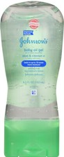 JOHNSONS BABY OIL GEL ALOE  VITAMIN E 6.5OZ