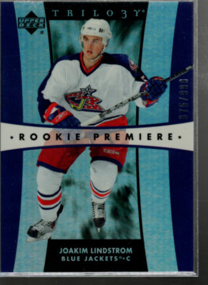 B3655- 2005-06 Upper Deck Trilogy #246 Joakim Lindstrom RC /999 - (ROOKIE CARD)