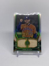 2023 Topps Tribute JOSE ALTUVE GREEN DUAL RELIC 77/99 ASTROS (848)