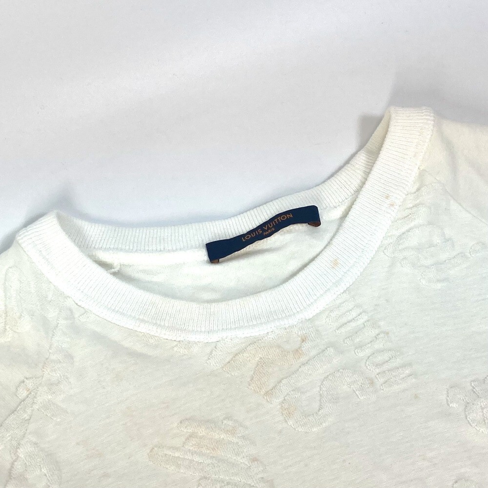 LOUIS VUITTON RM181M Logo Towelling T-Shirt XXL White Auth men 