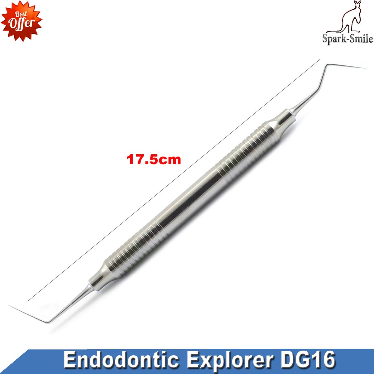 Dental Explorer DG-16 Hollow Diagnostic Probe Root Canal Posterior Endodontic CE - Foto 10