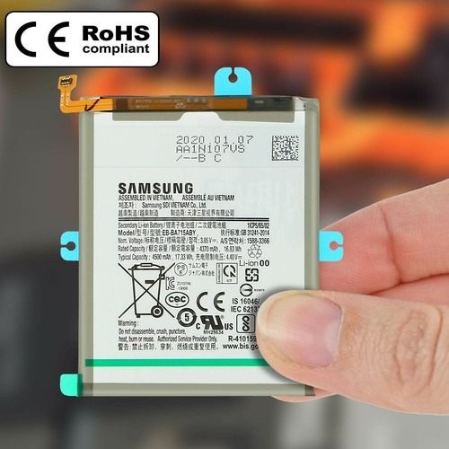 BATTERIE SAMSUNG AUTHENTIQUE POUR SAMSUNG GALAXY A71 EB-BA715ABY 4500 MAH - Photo 6/7
