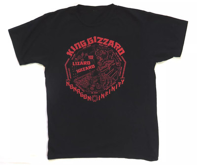 King Gizzard and the Lizard Wizard band Nonagon Infinity T Shirt Full Size S-5XL