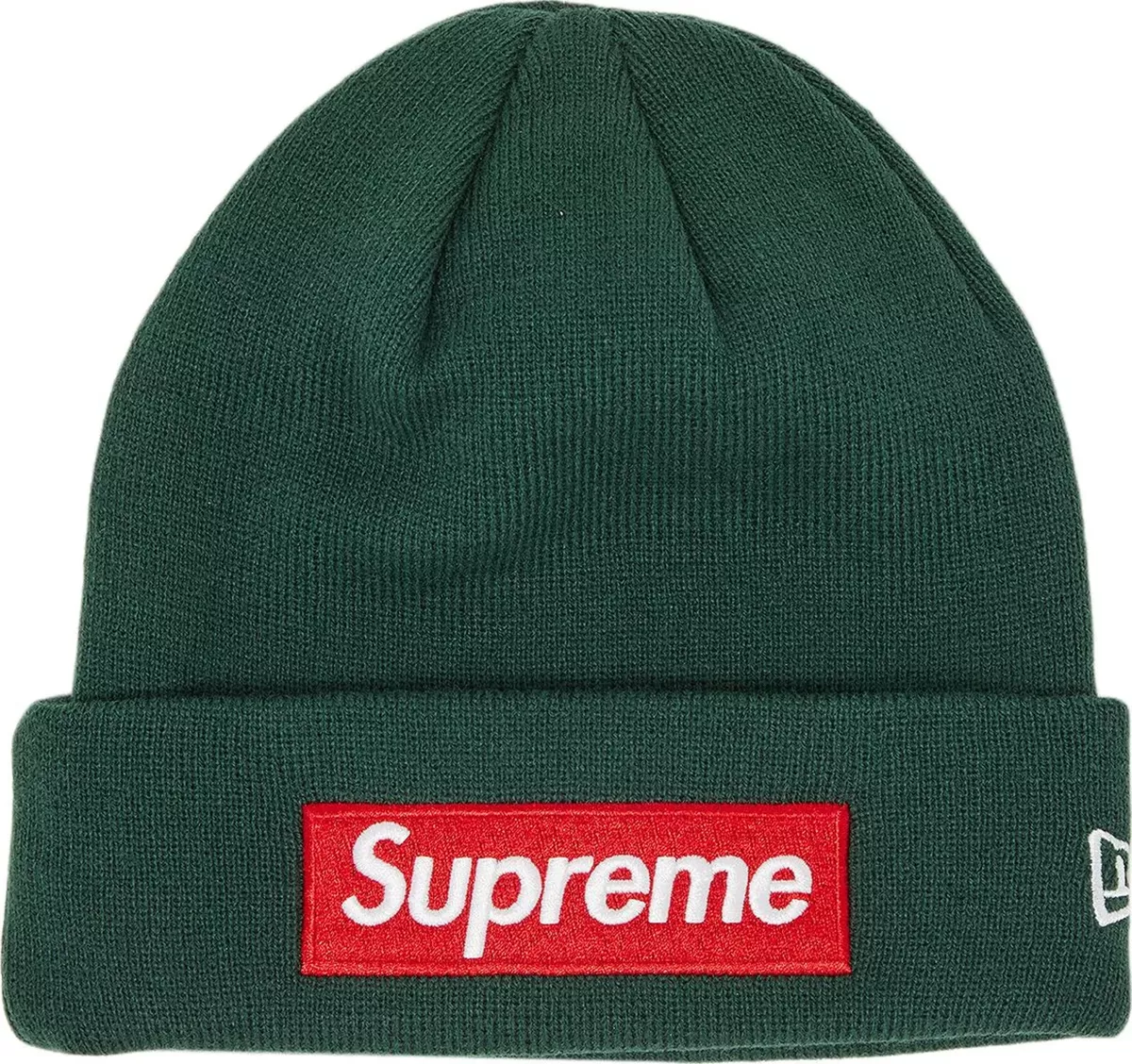 Supreme New Era Box Logo BeanieDark Pine