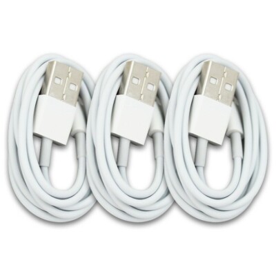 3-Pack USB Charger Cable Cord For Apple iPhone 14/ 14 Plus / 14 Pro / 14 Pro Max