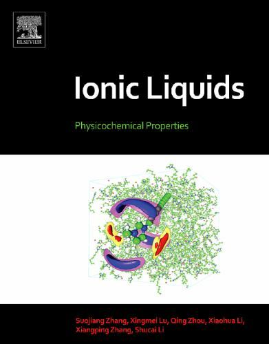 Ionic Liquids Physicochemical Properties Zhang Lu Zhou Li Zhang Li Hardback