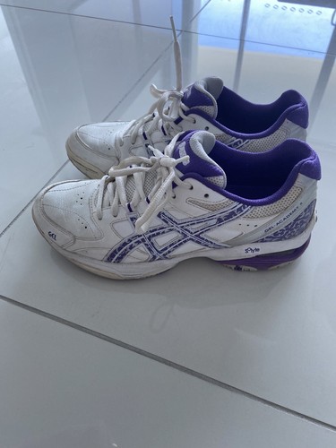 purple netball trainers