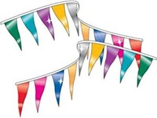 660' Metallic Streamers Pennants Flags Business Signs - Car Lot Flag Made in USA