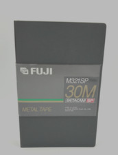 Fuji Betacam Video Cassette M321 SP 30M Metal Tape with Case Made in Japan
