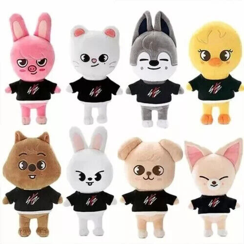 Skzoo Plush Toys 20cm Stray Kids Plush Wolf Chan Cartoon Stuffed Animal Plushies