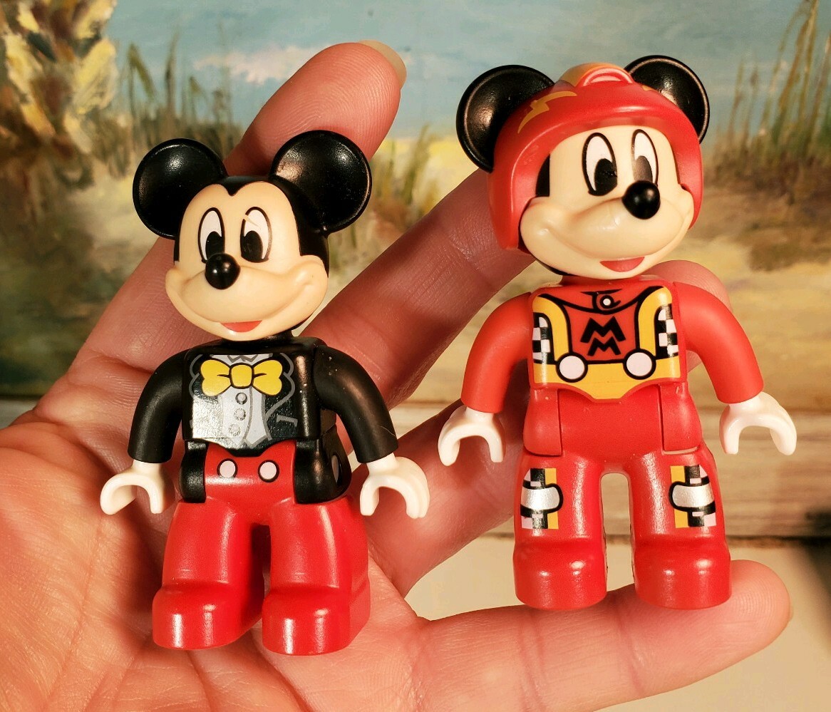 duplo mickey mouse racer