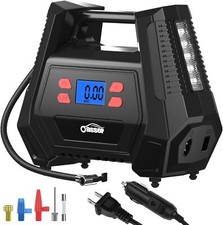 Oasser Luftkompressor Kompressor 12V 230V Kompressor f&uuml;r Autoreifen AC DC 2in1