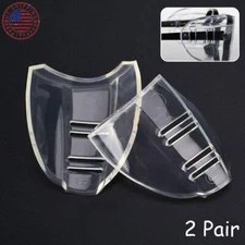 2 Pairs Side Shields for Eye Glasses Slip On Safety Glasses Shield Universal