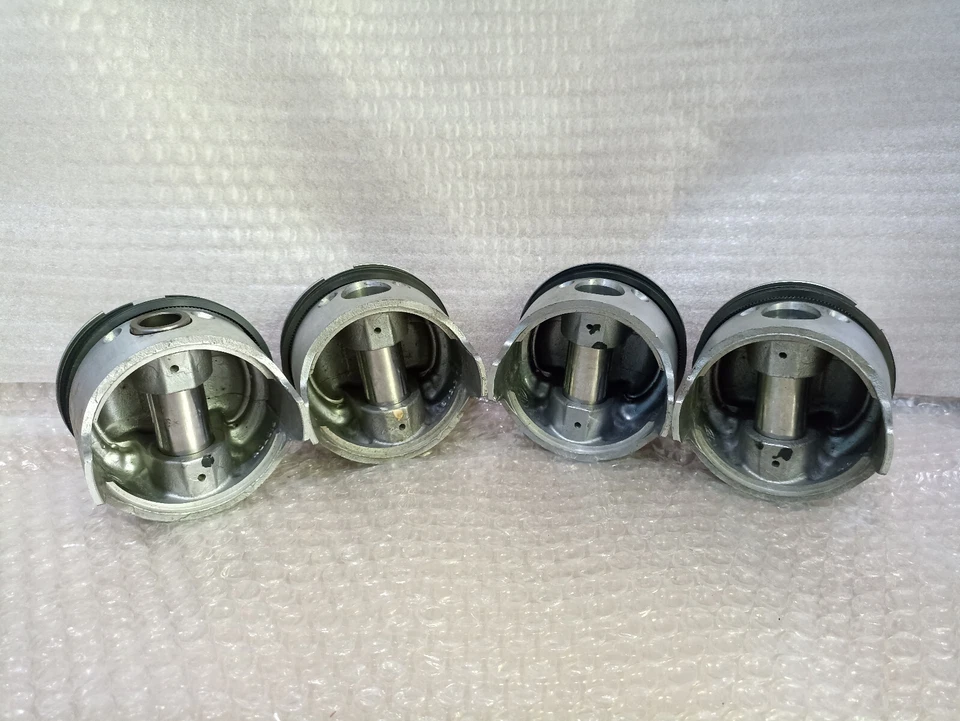 4 Pc Fiat 128 Special 129 Coupe 1100 Piston Ring Kit Set Size 81 NOS - image 4 of 4