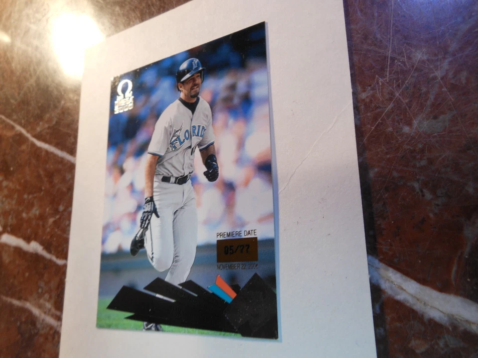 2000 Pacific Omega Premiere Date /77 Mike Lowell #58 Florida/Boston SSP RARE Foto 3 de 4