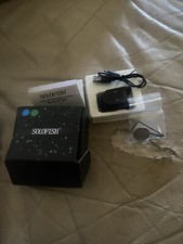 brand new dual blue,green laser beam works perfectly lights up whole room well  