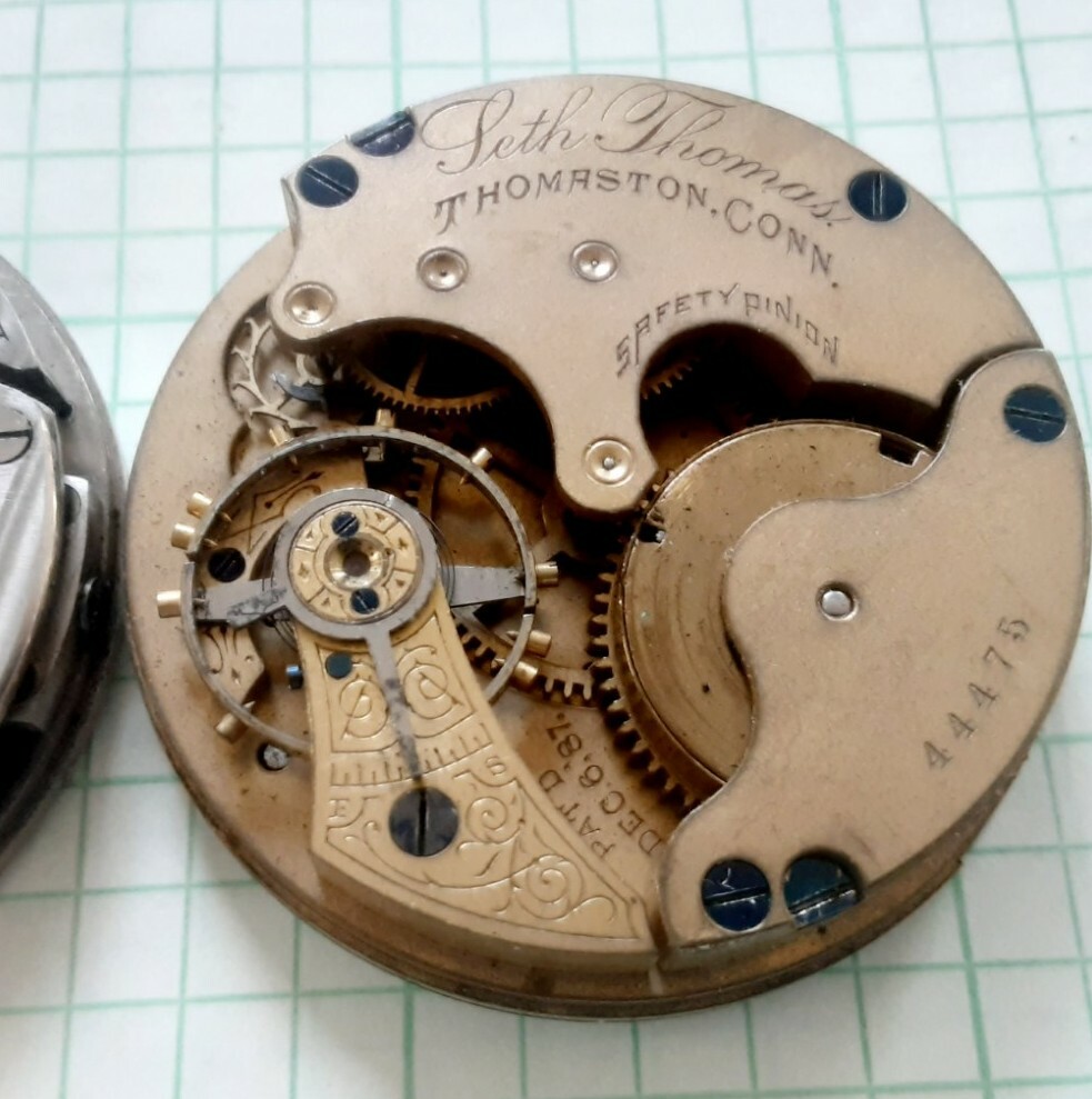 Seth Thomas Watch Co. Grade 34 Pocket Watch image 1