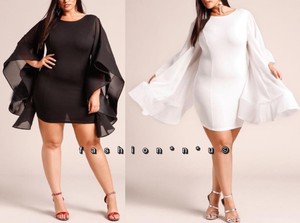 bodycon dress with kimono