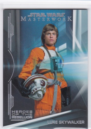 2019 Star Wars Masterwork Foil Heroes Of The Rebellion #1 Luke Skywalker 106/299 - 第 1/1 張圖片