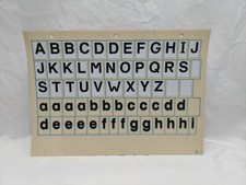 Holt Basic Reading System Vintage 1973 Limpygraph Alphabet Diecut Sheet