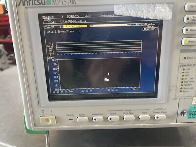 Anritsu MP1570A Sonet SDH Pdh ATM Analyzer Mu150010a and Mp0113a