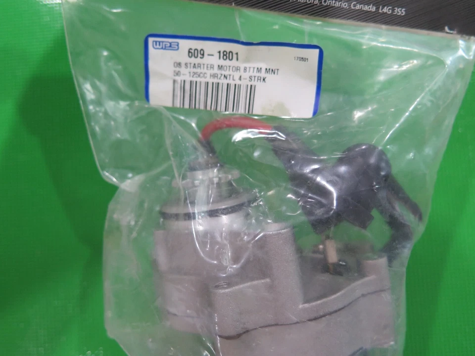 Outside Distributing 07-0101 Starter Motor, Bottom/Lower Mount 50-125cc (12A1-1) - Image 3 of 3