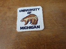 UNIVERSITY OF MICHIGAN WOLVERINES NCAA FOOTBALL PATCH BX M 11