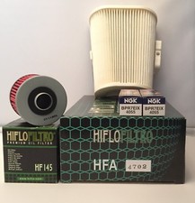 Service Kit For YAMAHA XV750 / XV1100 VIRAGO (Filters and Iridium Spark Plugs)