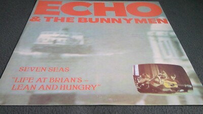 12'' E.P. ECHO AND THE BUNNYMEN - SEVEN SEAS (KOROVA 1984/ NEW WAVE INDIE ROCK)