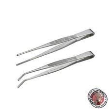 NEW ANEX Tweezers Stainless Steel Serrated Type 125mm Set of 2