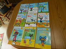 Lot of 9 Pete the Cat Books - "I Can Read" - My First Reading - Softcovers VGUC
