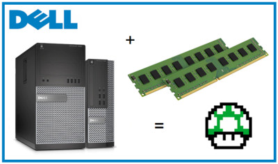 16GB -2x8GB Arbeitsspeicher RAM Upgrade für Dell OptiPlex 7020 SFF & MINI TOWER PC